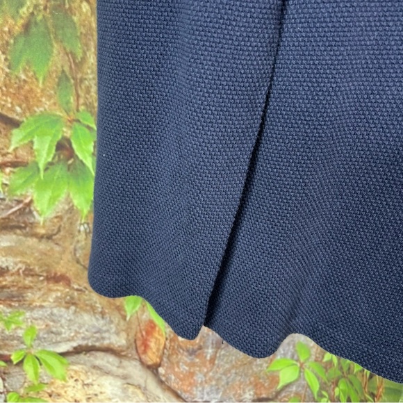 LACOSTE Navy Waffle Weave Sleeveless Henley, Slim Fit XL/6 - Picture 3 of 7